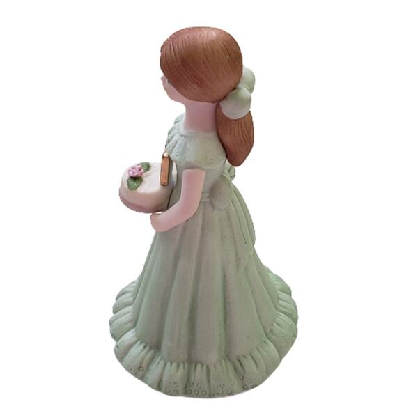 2 For $5 Sale Vintage Enesco Growing Up Birthday Girls  Brunette    Age 11  1982 - Picture 6 of 7